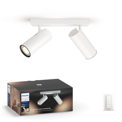 Philips Hue Buratto Duo Spot Wit White Ambiance Inclusief Dimmer Switch Goedkoper Met Led