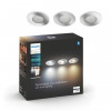Philips 929003055901 Hue Adore 3x inbouwspot White Ambiance inclusief DIM Switch Chroom