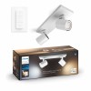 Philips 929003045601 Hue Runner 2-spot White Ambiance Wit inclusief DIM Switch