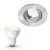 Inbouwspot Lumiance IP44 Inclusief Hue White (GU10) Geborsteld aluminium (badkamer)