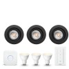 Philips Hue White ambiance GU10 Starter kit met SG armatuur Zwart