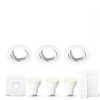 Philips Hue White ambiance GU10 Starter kit met Lumiance armatuur Wit