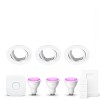 Philips Hue White and Color ambiance GU10 Starter kit met Lumiance armatuur Wit