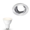 Inbouwspot Lumiance Inclusief Hue White (GU10) Geborsteld aluminium