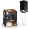 Philips 929003811601 Hue Pillar Spot White Ambiance Zwart inclusief DIM Switch