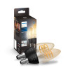 Philips 929003145202 Hue White Ambiance Filament Candle 4,6W E14 (duopack)