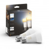 Philips 929002468404 Hue White Ambiance 9W 1100 lumen E27 (duopack)