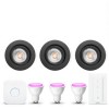 Philips Hue White and Color ambiance GU10 Starter kit met SG armatuur Zwart