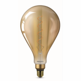 Philips 76806800 Vintage LED Filament Giants A160 5-25W E27 Gold Flame