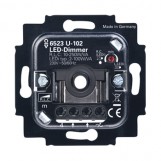 Busch-Jaeger 6523U-102 LED Draai/ drukknop dimmer 2-100W ACTIEPRIJS