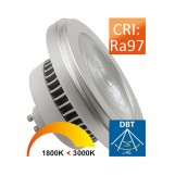 Megaman MM09935 Reflector AR111 10-50W GU10 Dim to warm 24°/45° Ra97