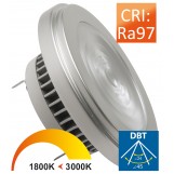 Megaman MM10018 Reflector AR111 12-75W G53 36V Dim to warm 24°/45° Ra97