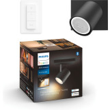 Philips 929003812401 Hue Runner Spot White Ambiance Zwart inclusief DIM Switch