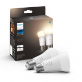 Philips 929001821623 Hue White 9W 800 lumen E27 (duopack)