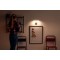 Philips myLiving Wandlamp, Binnen, Sector, Chroom, Glas, Eigentijds, Warm wit 